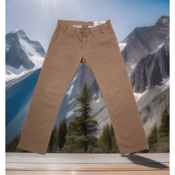 Rogue Territory Chino Slim Tapered Officer Trousers Size 30×26.5